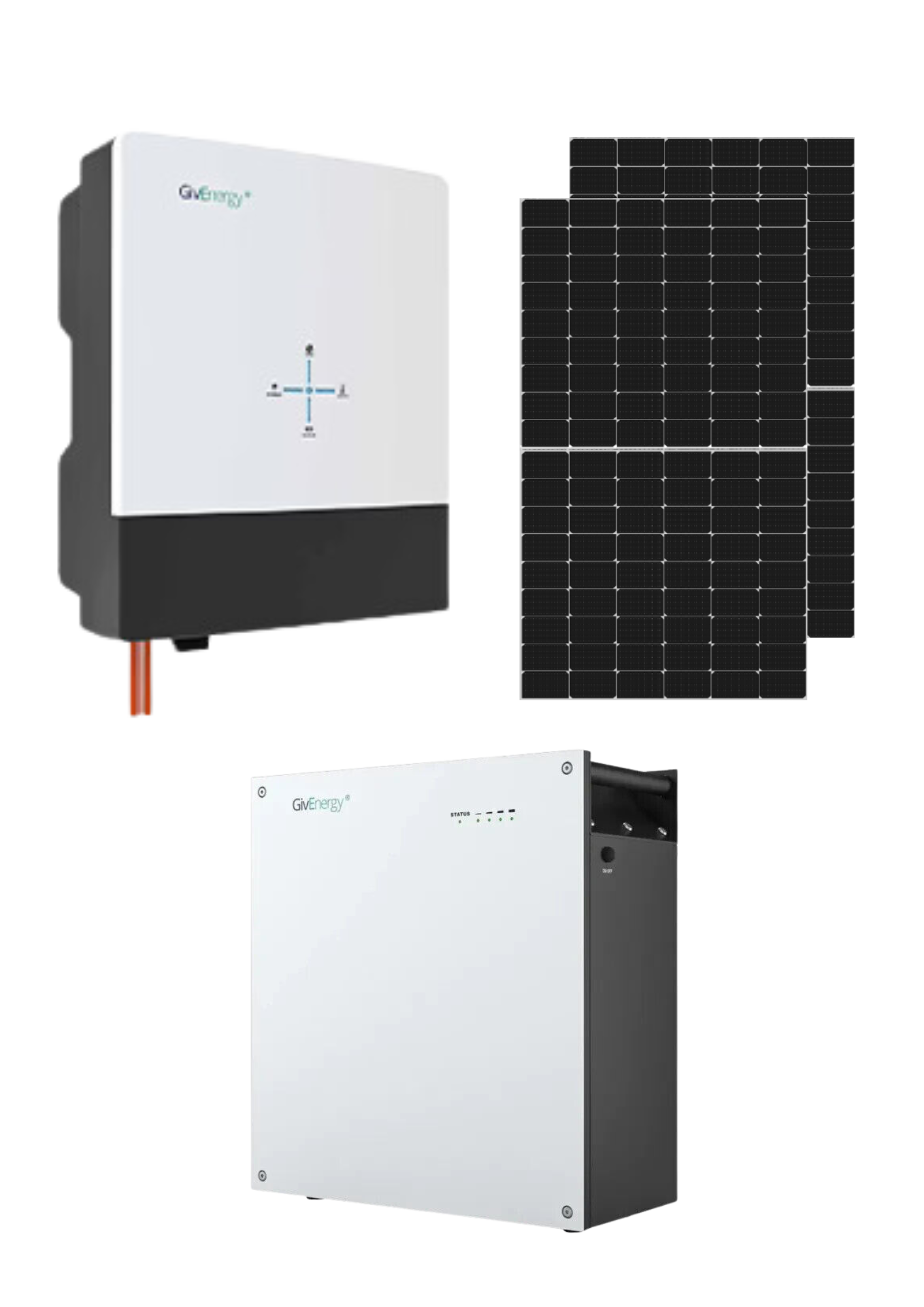 445W Panels Tiger Neo N-type Panels, 5.2kWh GivEnergy Battery & 3.6kWh GivEnergy Inverter