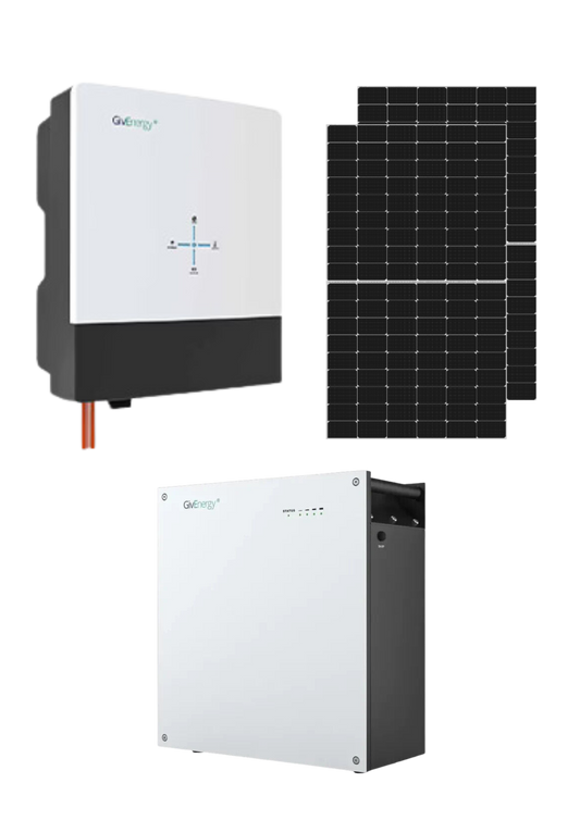 445W Panels Tiger Neo N-type Panels, 5.2kWh GivEnergy Battery & 3.6kWh GivEnergy Inverter
